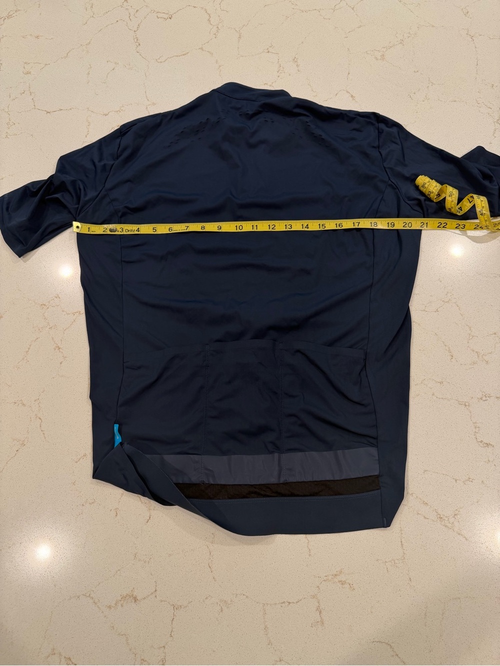 Shimano Navy Cycling Jersey with Pink Collar Trim size XL - Picture 5 of 9